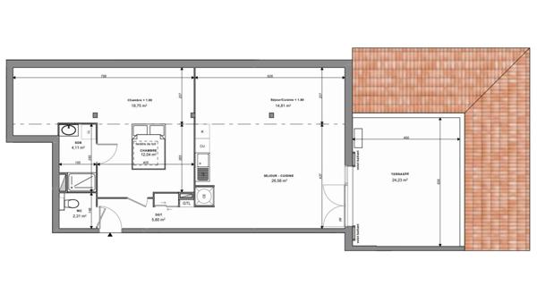 Appartement à vendre 2 pièces 51 m² Bormes-les-Mimosas
