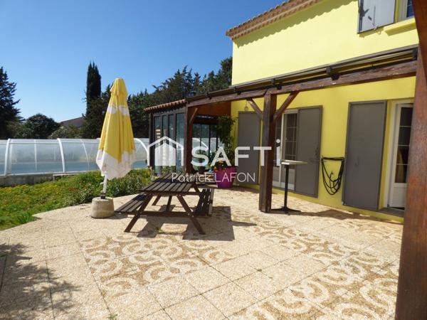 Villa piscine et logement T2