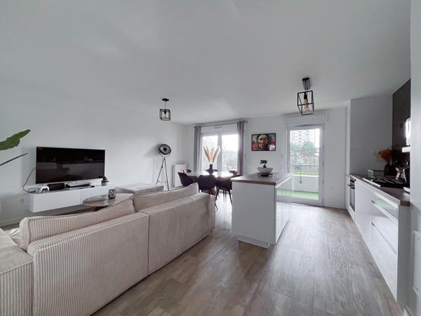 Appartement à Angers secteur Deux-Croix / Banchais - Type 3.67 m² avec balcon et parking