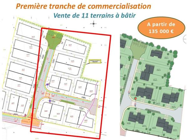 Terrain à bâtir libre de constructeur