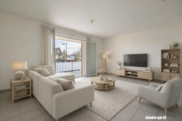 Appartement 4 pièces 78m² avec balcon, ascenseur, parkings - ARPAJON (91)