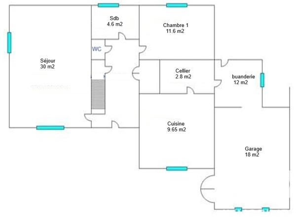 Maison à vendre 4 pièces 98 m² Pouzolles