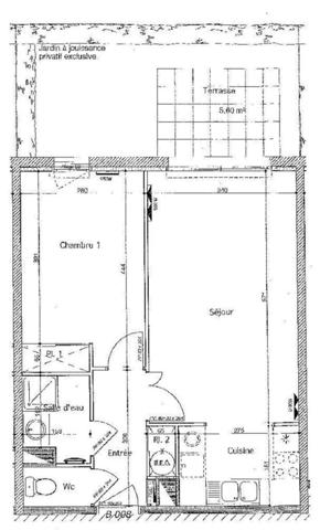 Appartement OLONNE-SUR-MER - 2 pièce(s) - 45.08 m2
