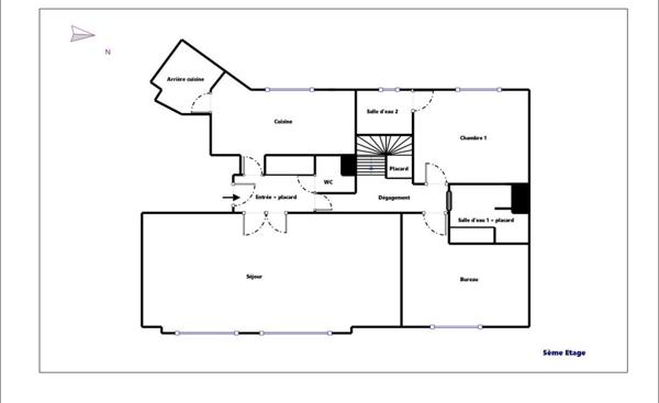 Appartement Nantes 6 pièce(s) 143.84 m2,