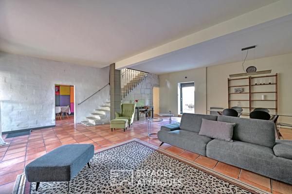 Mas à l’esprit artistique et bohème – 15 km de Nîmes