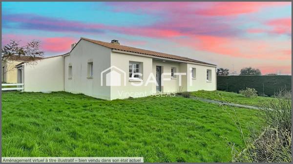 Maison 91m² - Calme - Proche Commerces à pied - 1999 à Maché !