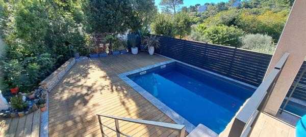 Maison contemporaine-6 pièces-piscine-garage