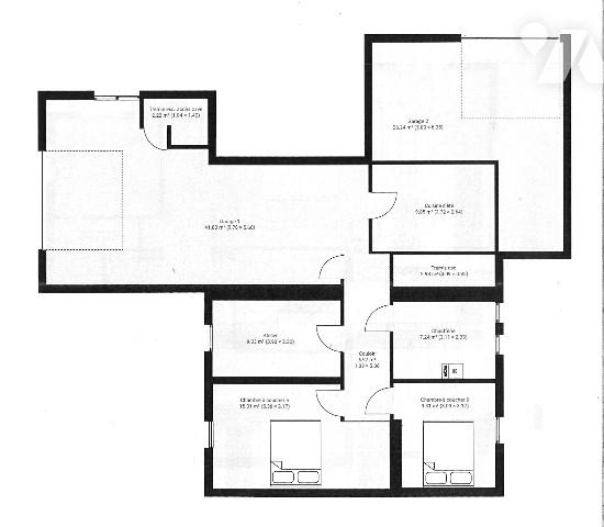 Belle maison familiale de 166 m² environ sur un terrain de 1 274 m²