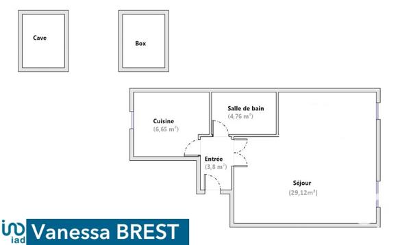 Appartement à vendre 2 pièces 44 m² Longjumeau