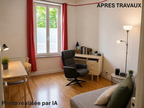 Appartement en cours de rénovation 2 pièce(s) 31.33 m2 - PROCHE IFSI et CENTRE VILLE