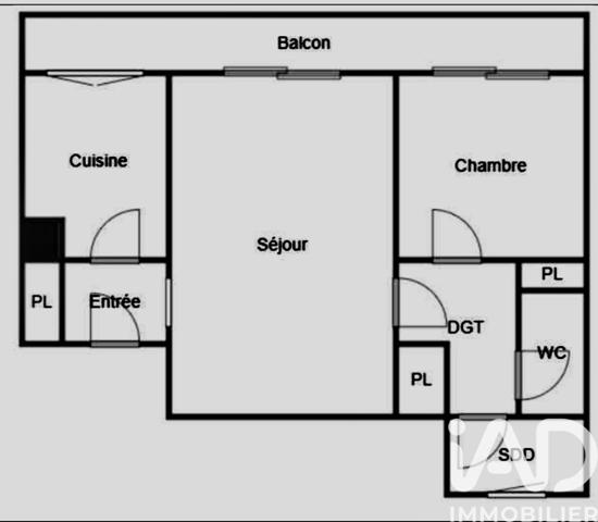 Appartement à vendre 2 pièces 51 m² Paris 15