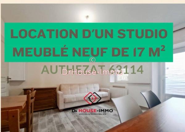 Appartement à louer 1 pièce de 17 m²