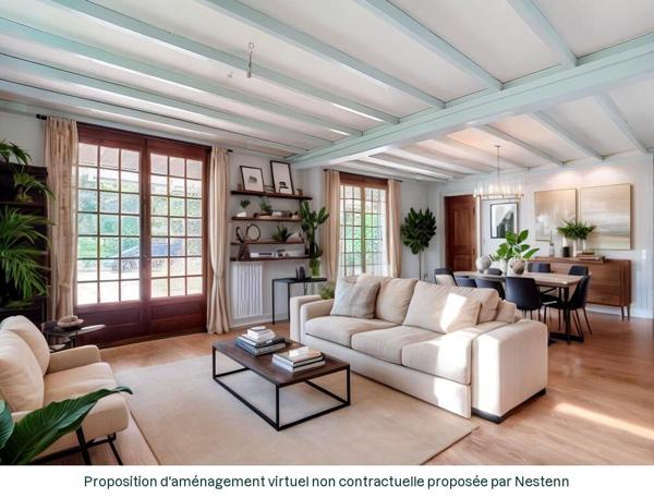 A vendre Maison Gan 7 pièces 154 m2 - possible 240 m2 habitable - garage 70 m2- terrain 4000 m² - vue Pyrénées