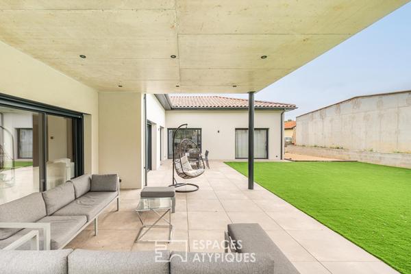 Maison contemporaine de plain-pied aux prestations haut de gamme à Montmerle-sur-Saône