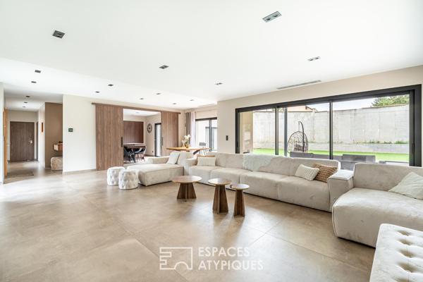Maison contemporaine de plain-pied aux prestations haut de gamme à Montmerle-sur-Saône