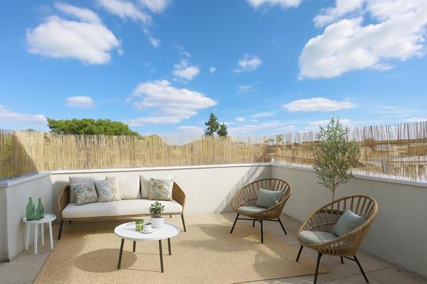 T3 avec ascenseur, 2 terrasses et 2 parkings