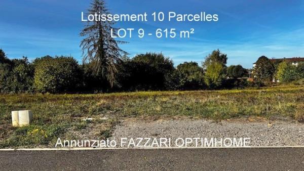 Stenay 55700 terrain à bâtir viabilisé 584 m² Lot n° 2   |   Lotissement Les Vergers   |   30 280 € honoraires inclus