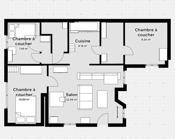 Maison individuelle de plain-pied avec jardin – Brunoy (91800)
