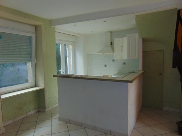 Maison 118 m², 3 chs, cour, centre La Ferté Macé