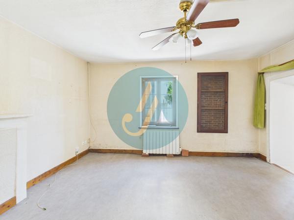 Mesves-sur-Loire (58400) Maison de village 2 chambres avec dépendances et jardin.