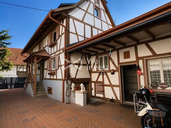 Niedernai – Authentique maison alsacienne avec grange de 400 m²