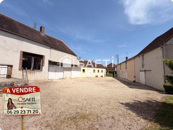 Maison T5 avec dépendances et 3 garages et jardin