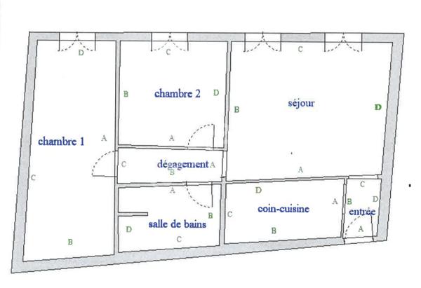 T3 - 2 CHAMBRES - VUE DEGAGÉE - CANUT - CHARMANT