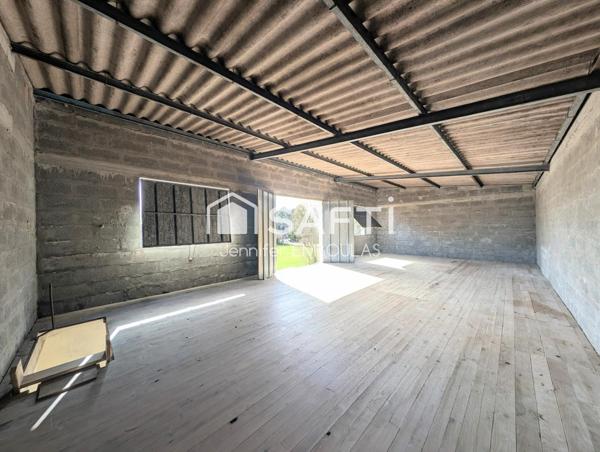 Bâtiment 170 m² : GARAGE / HANGAR / ENTREPOT