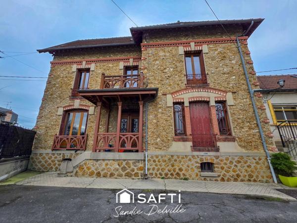 Appartement type maison 4 pièces- 124m²- 3ch- garage