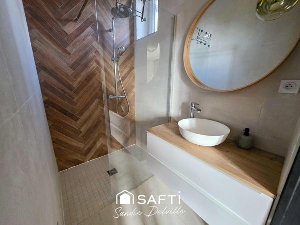 Appartement type maison 4 pièces- 124m²- 3ch- garage