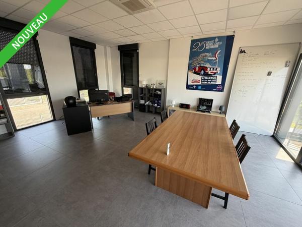 Bureaux récents en vente Valence Est avec grande terrasse et stationnements