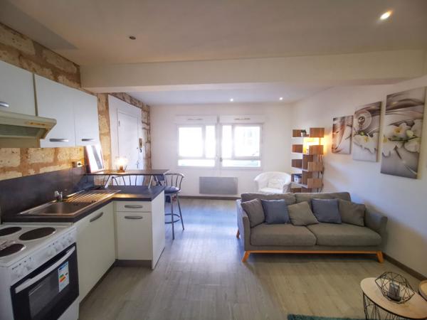 Meublé : Appartement RDC T2 40 m² - pas d'extérieur