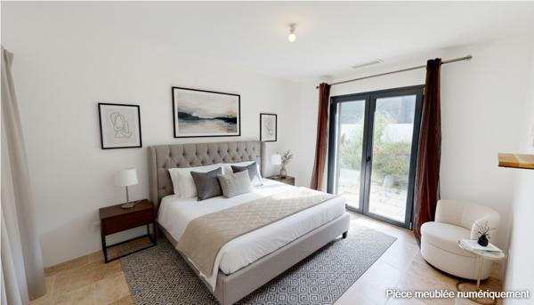 Maison neuve avec jardin et garage attenant à Villedubert