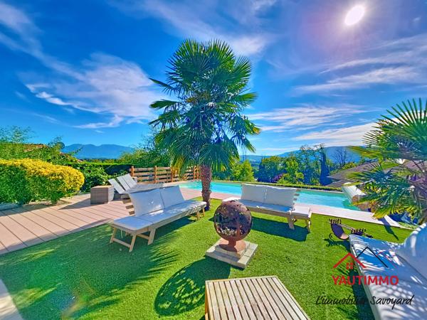 Cranves-Sales (74380) Maison familiale 5 chambres avec piscine et jardin arboré à Cranves-Sales (secteur Lossy)