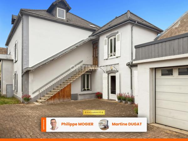 Maison de ville 11 pièces, 7 chambres, garages, CUSSET (03)