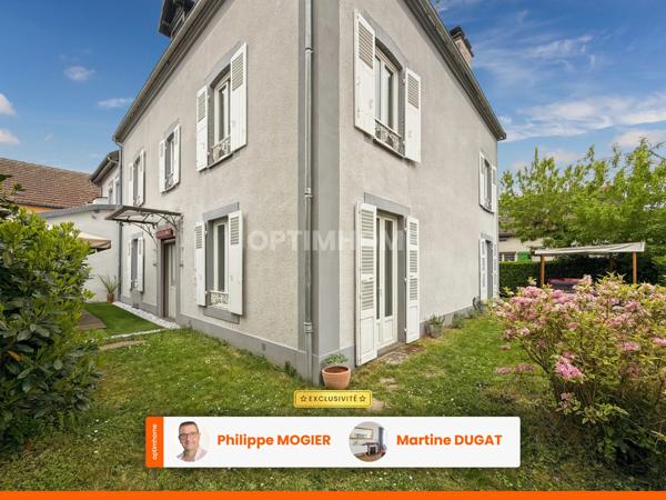 Maison de ville 11 pièces, 7 chambres, garages, CUSSET (03)