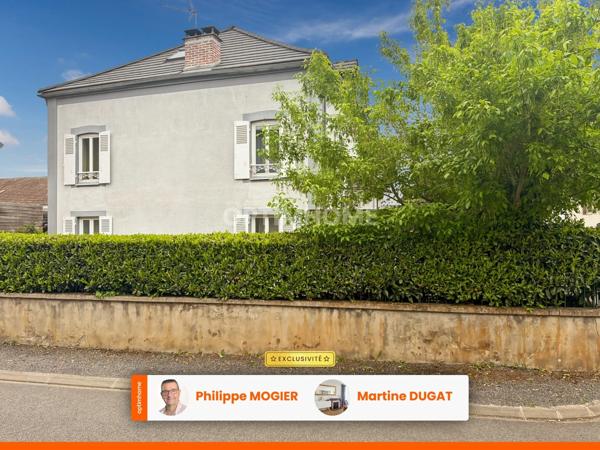 Maison de ville 11 pièces, 7 chambres, garages, CUSSET (03)