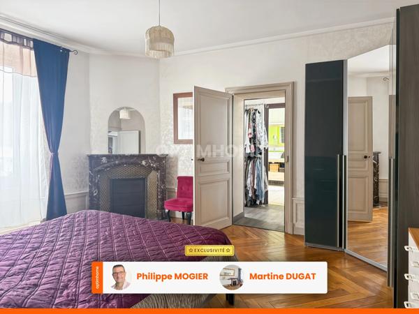 Maison de ville 11 pièces, 7 chambres, garages, CUSSET (03)