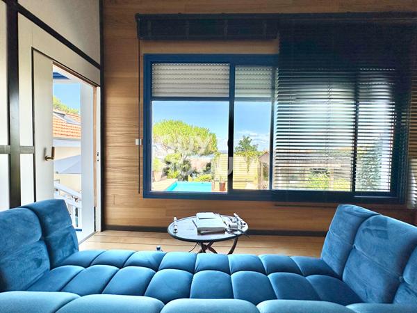 Maison Arcachonnaise avec piscine et vue mer à 2 min de la plage