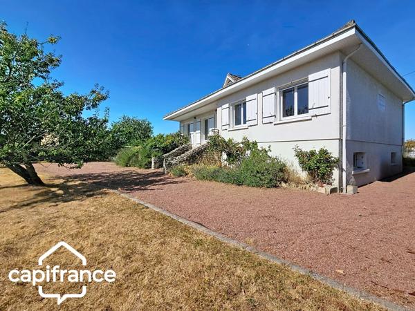 Maison sur sous-sol 121 m² – 5 chambres – terrain clos 1 305 m² – Saint-Jacques-de-Thouars, proximité immédiate de Thouars