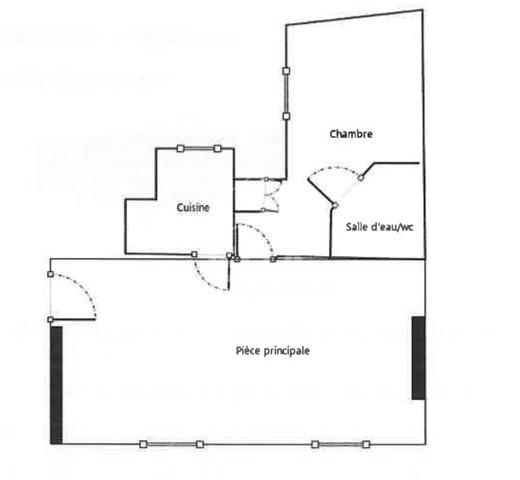 Deux pièces à vendre proche place Victor Hugo