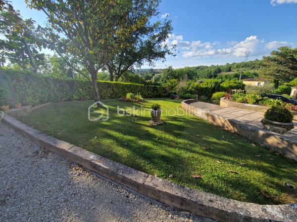 Magnifique villa de plain pied de construction traditionnelle édifiée sur 1900 m2 environ de terrain.
Située dans un cadre agréable associé au calme et à la tranquillité absolue, cette maison offre des volumes spacieux et lumineux, orientée plein sud pour profiter pleinement de la lumière naturelle.
Elle combine confort et fonctionnalité, sa pièce de vie vous offre un espace agréable et chaleureux de son vaste hall accueillant,
une cuisine séparée, aménagée et équipée ouvrant sur une terrasse avec barbecue en dur, une arrière cuisine, une grande salle d'eau/bain, 3 belles chambres.
Vous l'aurez compris, cette villa dispose de tout le confort nécessaire avec des finitions soignées et de belle factures.
A l'extérieur, pour des moments inoubliables en famille ou entre amis, une magnifique piscine au sel n'attend que vous! Poolhouse avec cuisine aménagée et équipée, toilette et douche! Tout est pensé, vous n'avez rien à ajouter!
La pépite est ce très bel appartement indépendant récent, moderne et très confortable de type 2, aucun travaux à prévoir!
Le plus: Un immense sous sol aménagé avec un double garage, une douche, une buanderie et une cave! et avec la possibilité d'aménagé un second appartement!

Les photos sont à venir!

Ne manquez pas l'occasion de visiter cette belle propriété!
Contactez moi pour plus de renseignements!