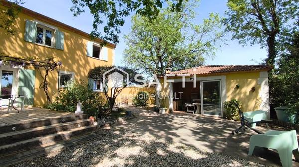 Maison nature avec vue, piscine et calme