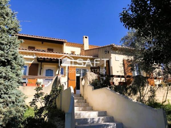 En secteur calme et résidentiel : belle villa traditionnelle T4 avec garage, terrasse et jardin plein Sud