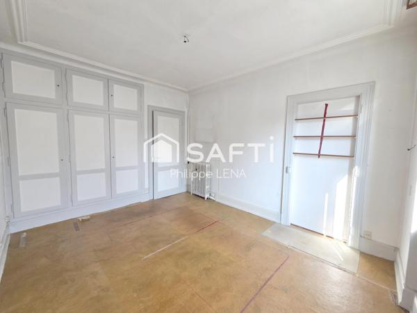 89m², lumineux, 2 chambres, garage, gros potentiel