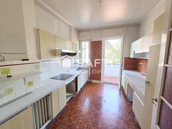 89m², lumineux, 2 chambres, garage, gros potentiel