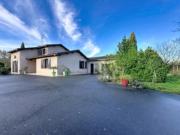 A vendre Maison Montbartier (82), 140 m2, 4 chambres, bureau, piscine, cave et garage