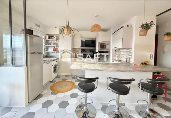 Grand 2 pièces lumineux à 13 minutes à pied du RER