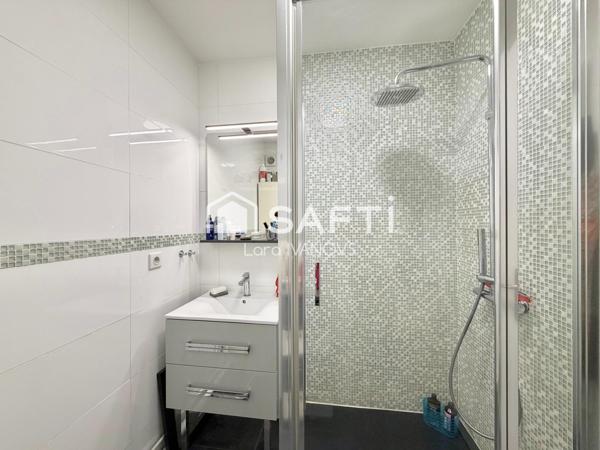 Grand 2 pièces lumineux à 13 minutes à pied du RER