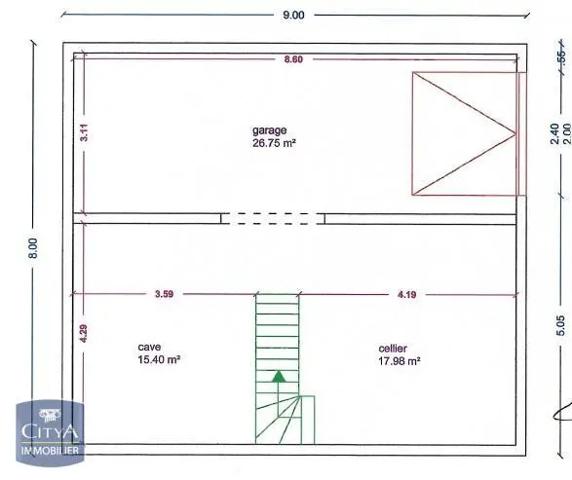 Maison à louer 4 pièces 90m²